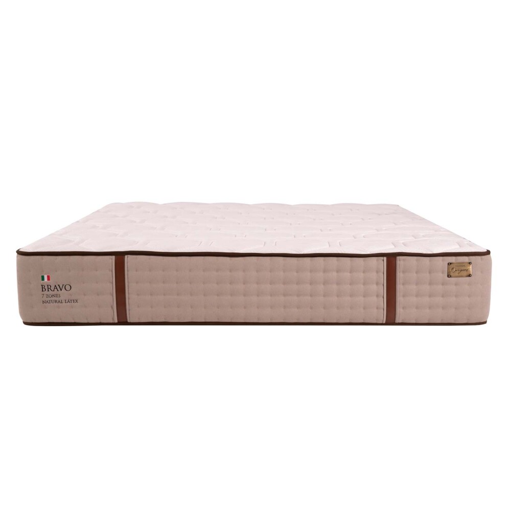 COLCHÓN QUEEN RESORTESPOCKET NATURAL-BEIGE BRAVO