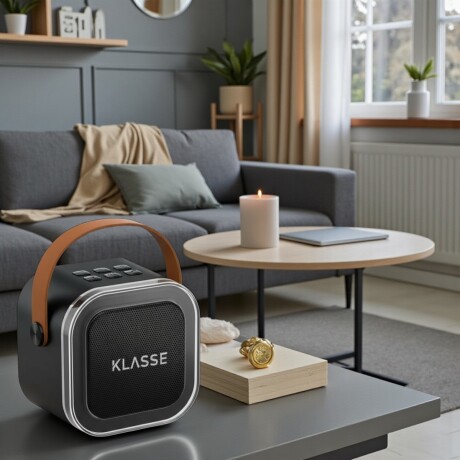 Parlante Bluetooth Klasse Karaoke | 2 micrófonos inalámbricos Parlante Bluetooth Klasse Karaoke | 2 micrófonos inalámbricos