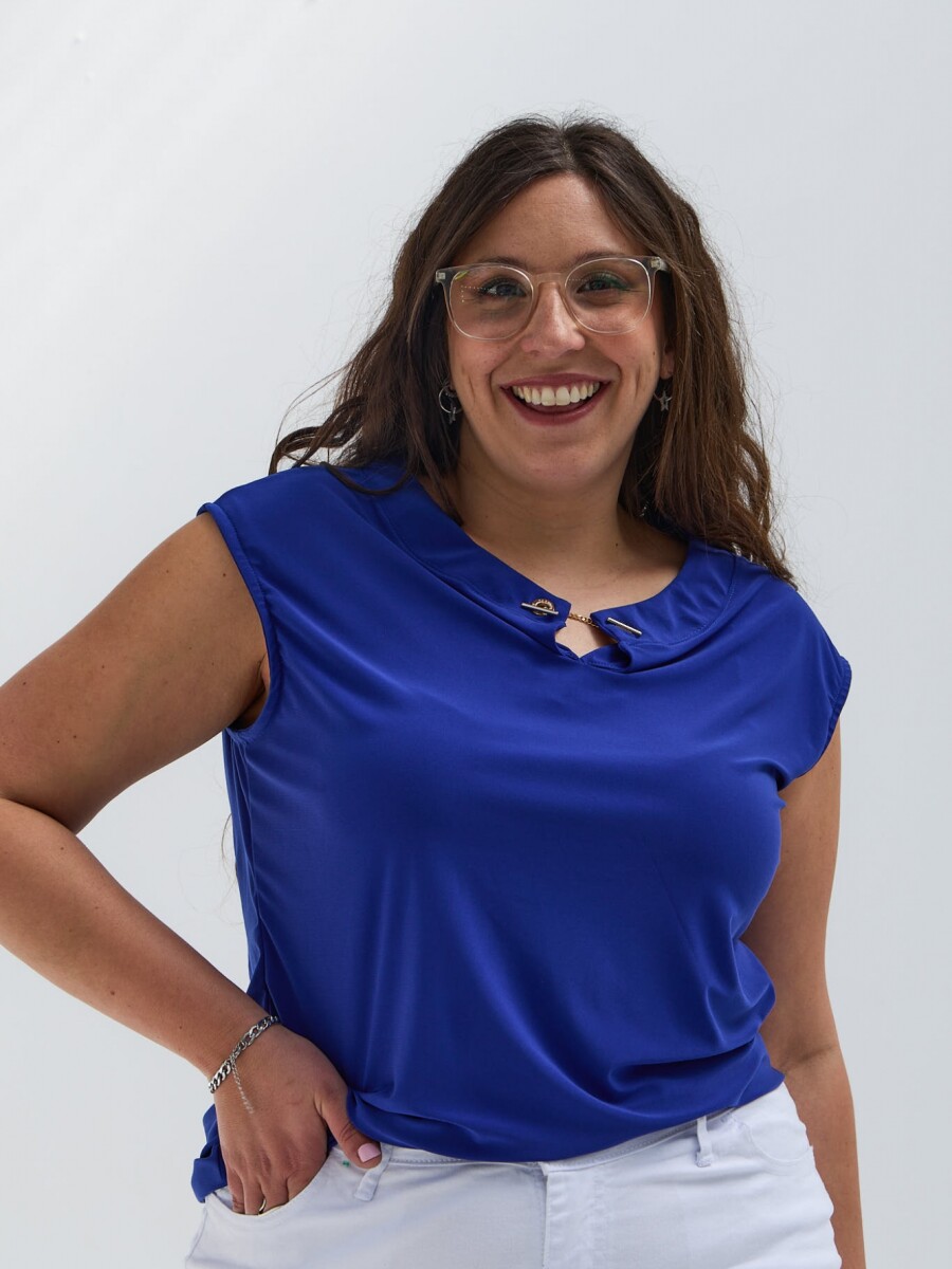 Musculosa Zafiro Azul