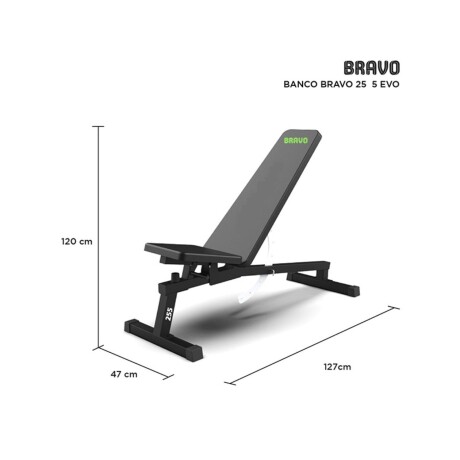 Banco de musculación Bravo Sport 255 EVO Banco de musculación Bravo Sport 255 EVO