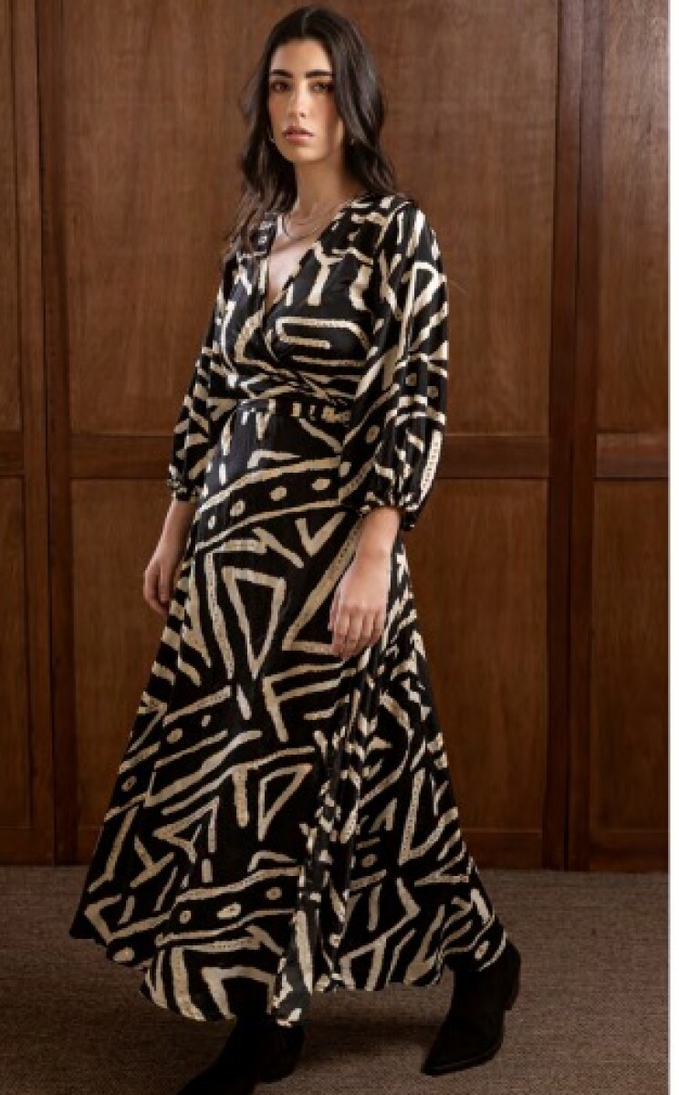 Vestido Estampado. 