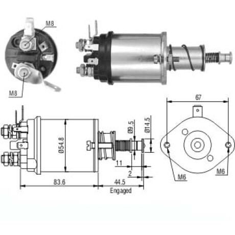 AUTOMATICO DE ARRANQUE - BEDFORD PLATINA 12V=16CH ZM AUTOMATICO DE ARRANQUE - BEDFORD PLATINA 12V=16CH ZM