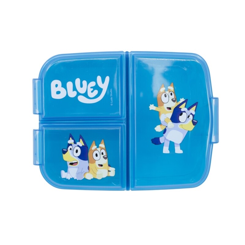 Lunchera Plástica Multicompartimentos Bluey BAZAR PLASTICO LUNCHERA MULTICOMPART BLUEY 50620