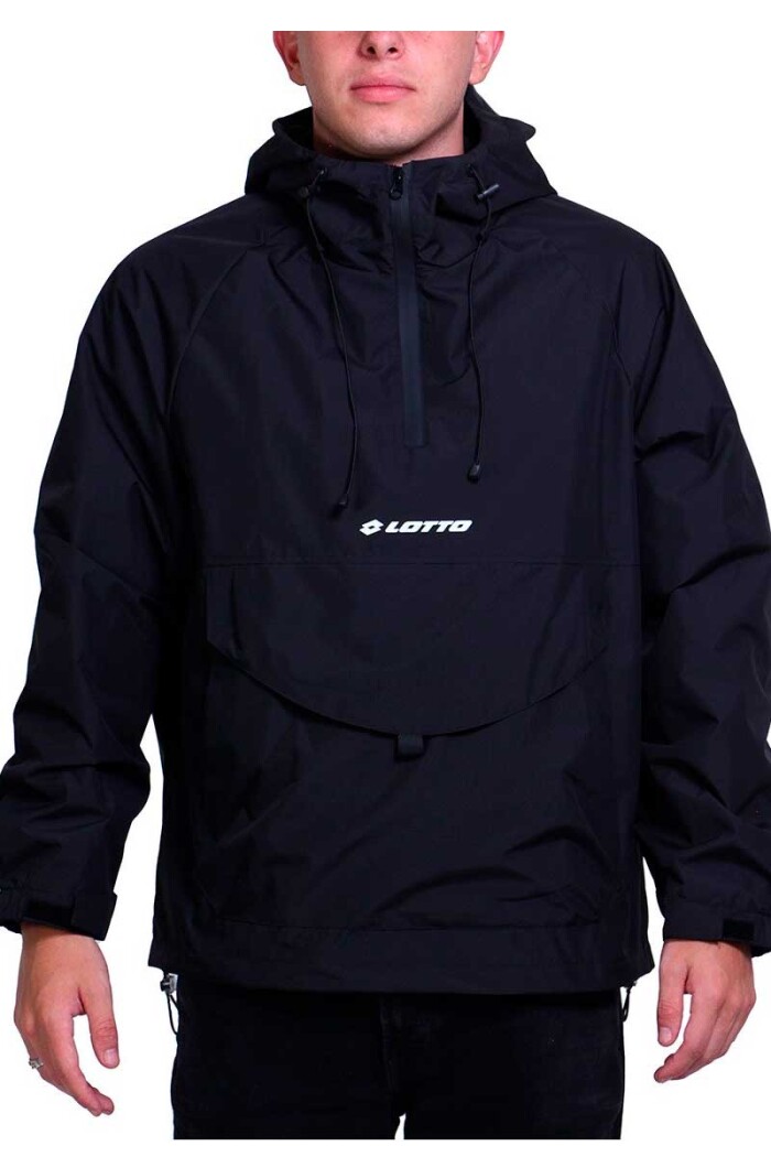 CAMPERA HOMBRE LOTTO ROMPE VIENTOS Negro
