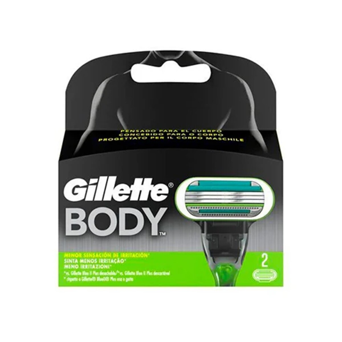 Gillette Body Repuesto Dispenser 2 Uds. 