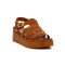 Sandalias Mujer Darkness Con Pulsera Y Hebilla Marron