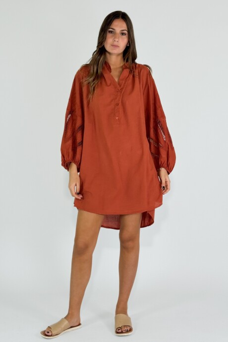 VESTIDO PORTOFINO Ladrillo