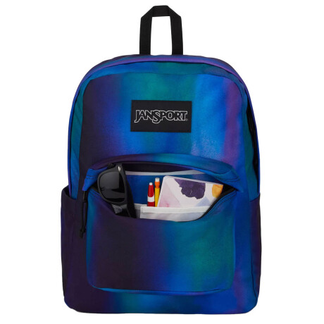 Mochila Jansport Superbreak Plus 25 L Notebook 15'' Azul Con Verde