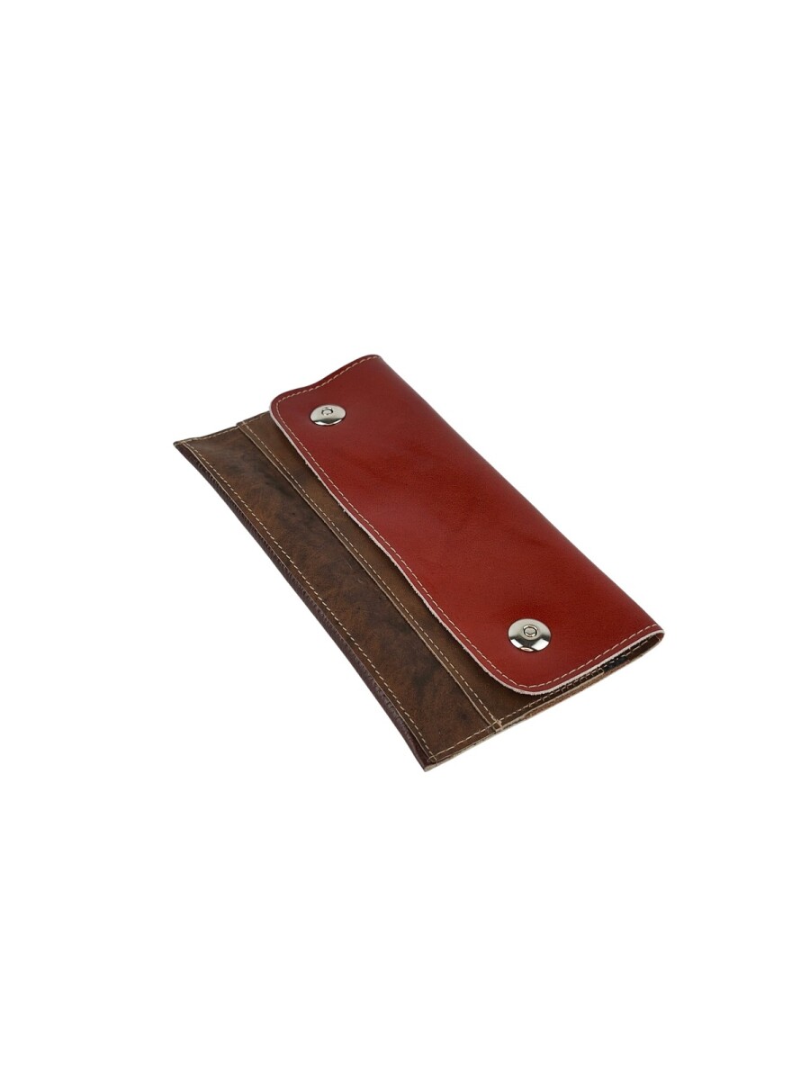 Organizador de Cuero Premium con Cierre Magnético Doble 