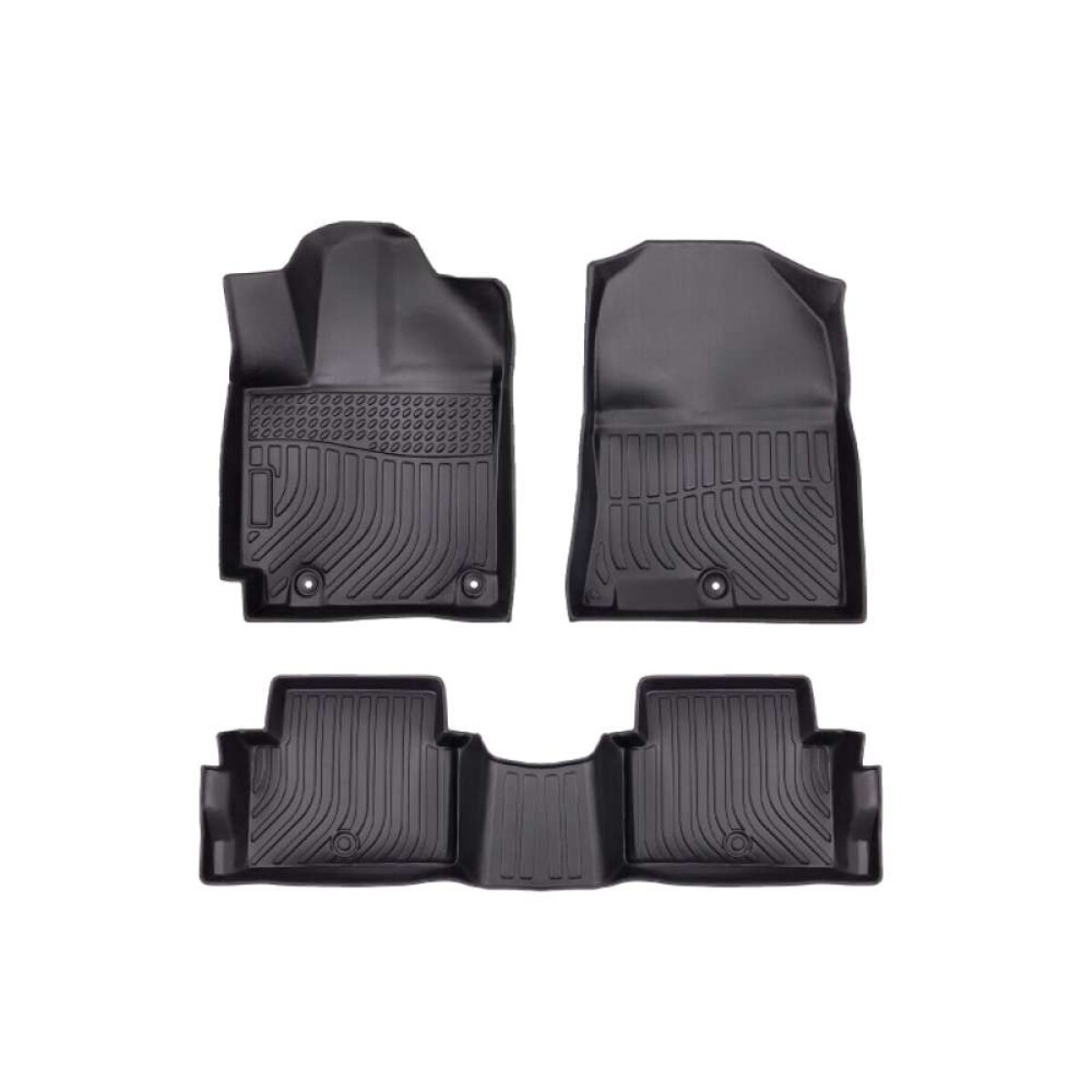 Bandejas De Piso Hyundai Kona - Set De Tres Piezas 