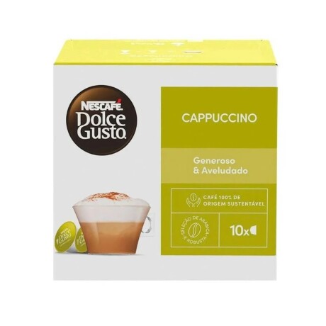 CAPSULAS DOLCE GUSTO NESCAFE CAPPUCCINO ENVOLVENTE ESPUMOSO X 10 CÁPSULAS RINDE 5 001
