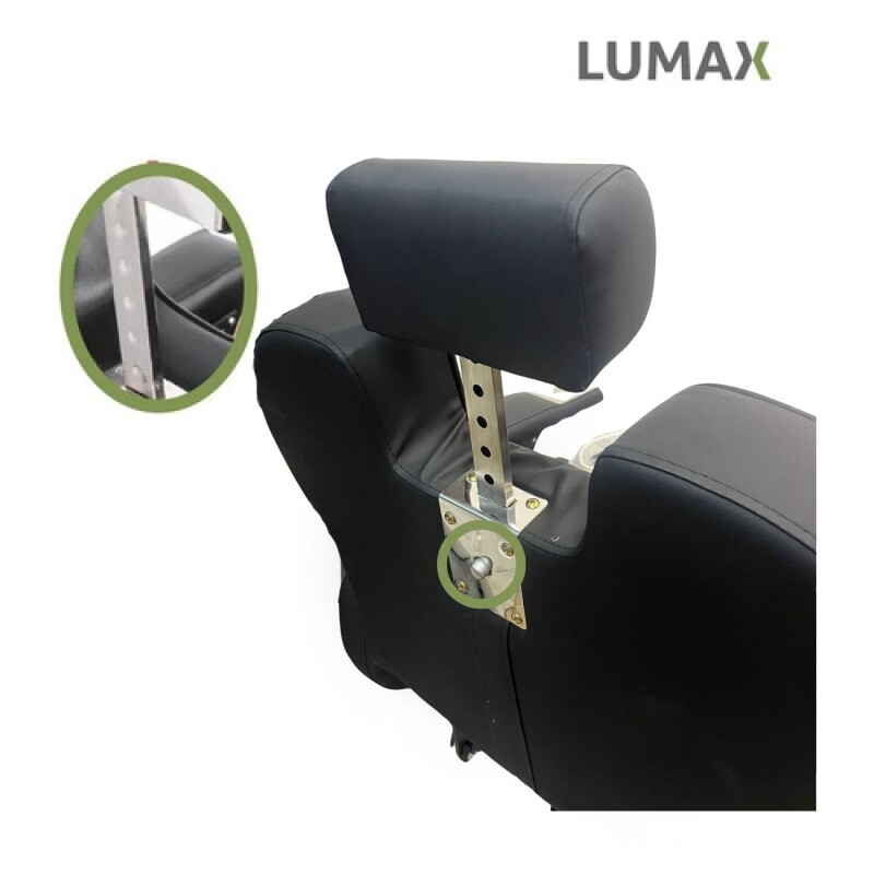 Sillon de Peluqueria Barberia Hidraulico Reclinable Ecocuero Negro