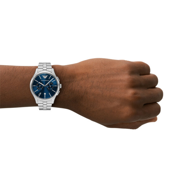Reloj EMPORIO ARMANI DARIO Acero Plateado Esfera 42mm 0