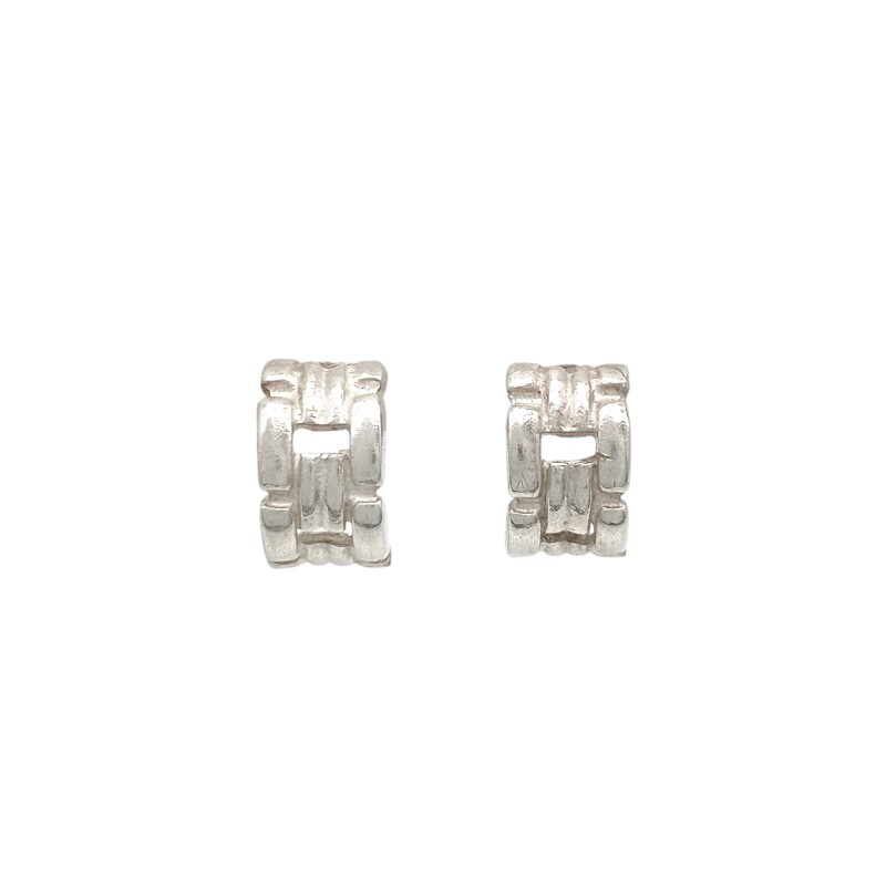 Caravanas Medio aro calado-Plata 925-Sin piedra-CA3534 sinpiedra