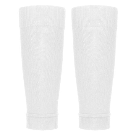 Medias Soportes Canilleras Pantorrilleras Elásticas Blanco