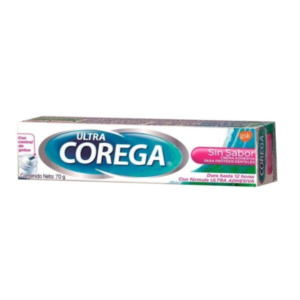 Corega Ultra Sin Sabor 70gs - Crema Adhesiva Corega Ultra Sin Sabor 70gs - Crema Adhesiva