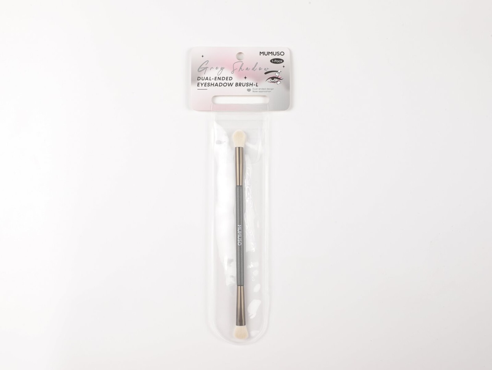 BROCHA DOBLE PARA SOMBRAS SERIE GREY SHADOW (L) 
