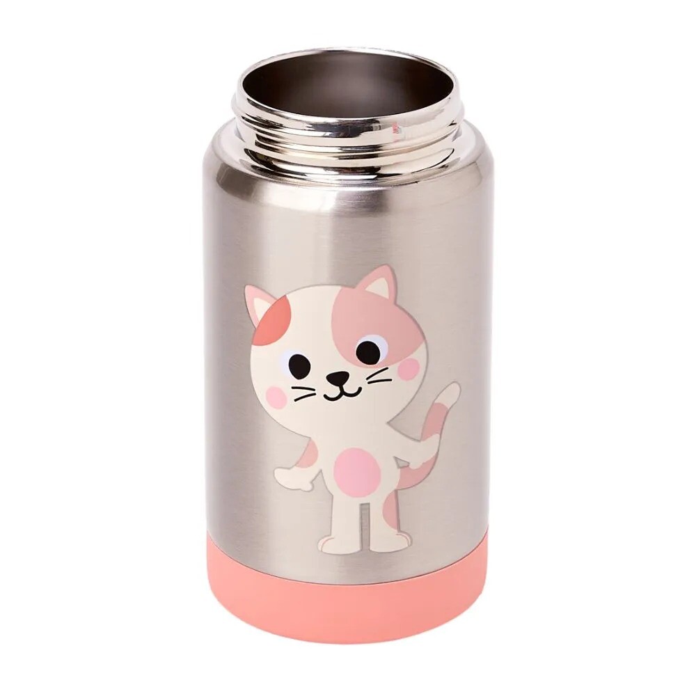 Vaso termico BUBA toddler boquilla personajes gatita rosa