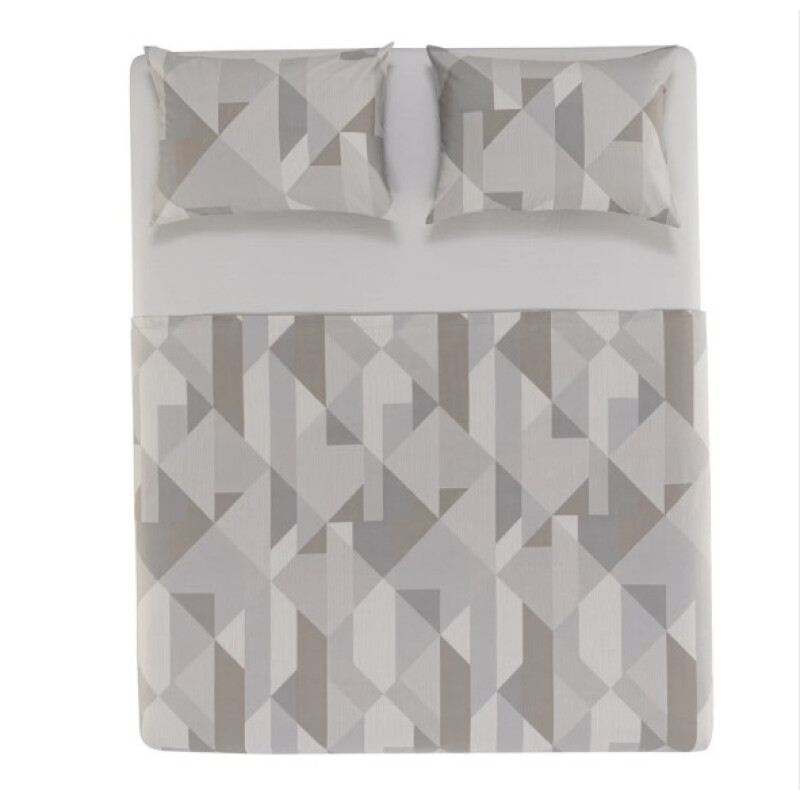 Juego de cama 2 PLAZA Karsten 100 % algodón de 160 hilos (4 piezas) BLASIUS