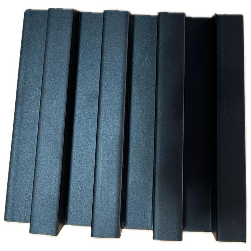 Panel ranurado WPC negro Panel ranurado WPC negro