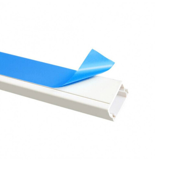 Ducto plástico blanco con adhesivo 40x30mm 2 mts. TA5029