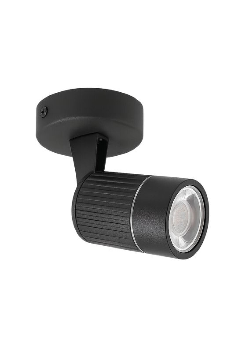 SPOT DE EXTERIOR 7W NEGRO 3000K IP65 