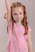 Remera Deportiva para Niñas. Rosa B