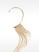 Ear Cuff Individual Con Flecos dorado