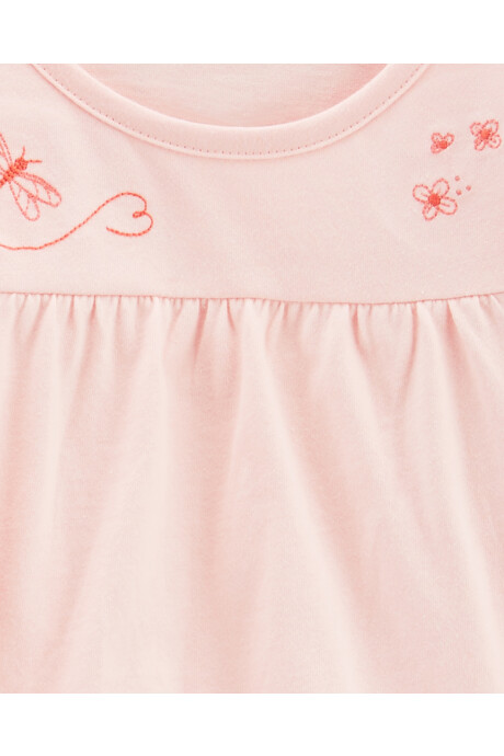Set cuatro piezas de algodón, calza, blusa, medias y vincha Set cuatro piezas de algodón, calza, blusa, medias y vincha