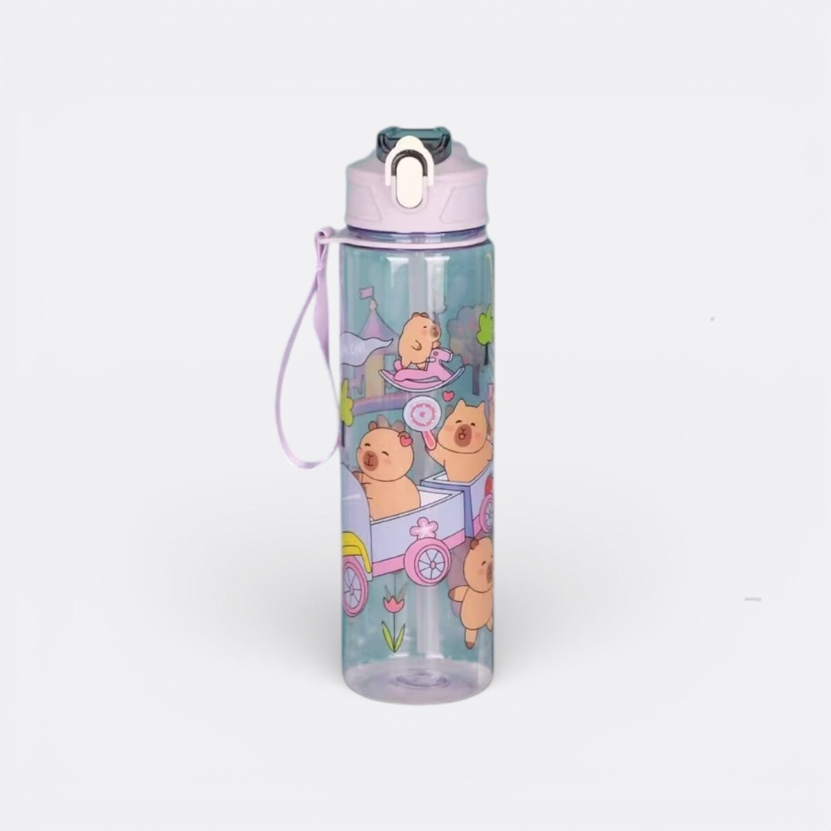 Botella Infantil Estampada De Personajes - Modelo 8 