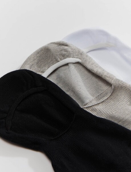 KIT DE 3 PARES DE MADIAS CORTAS MULTICOLOR