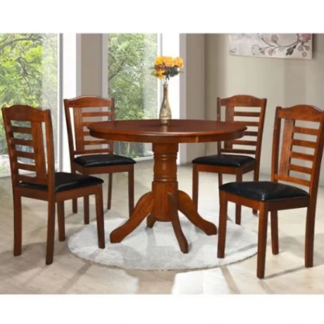 JUEGO COMEDOR REDONDO MESA MAS 4 SILLAS RIAN JUEGO COMEDOR REDONDO MESA MAS 4 SILLAS RIAN