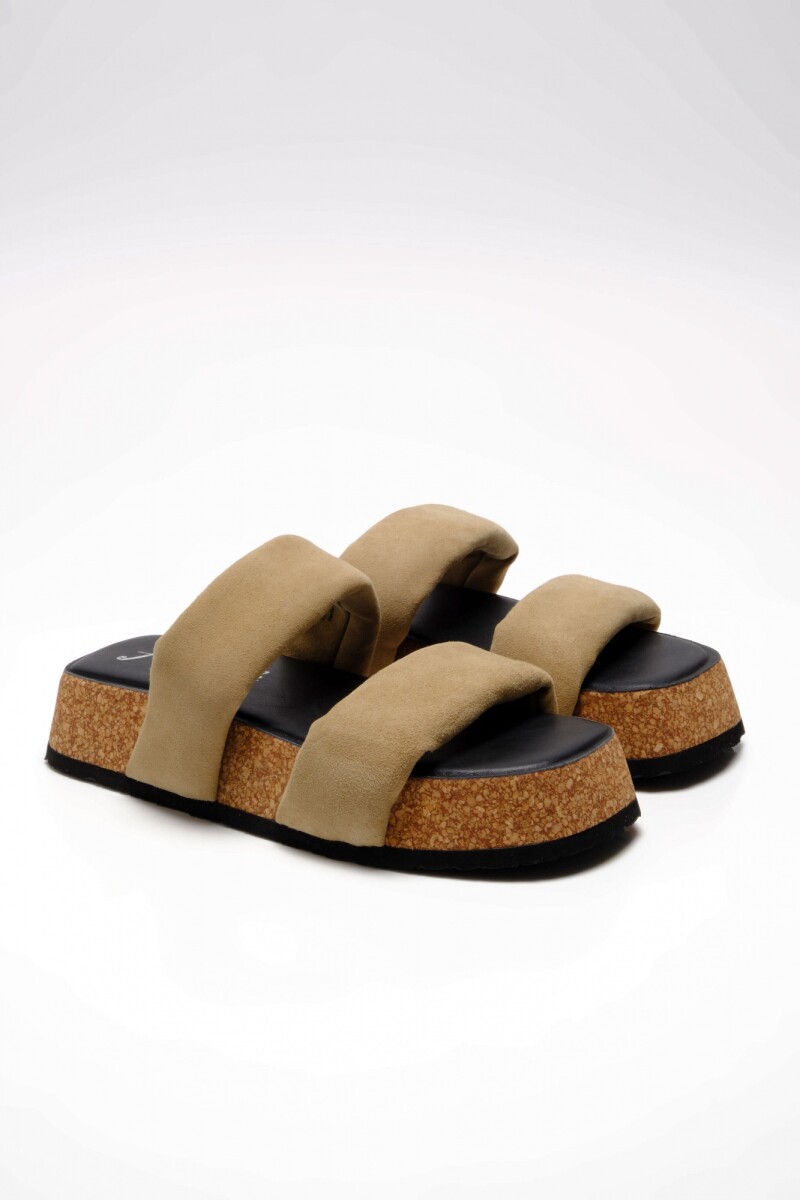 FAIRMOUNT FLARED SANDAL Vison