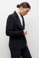 Blazer clásico un botón azul marino