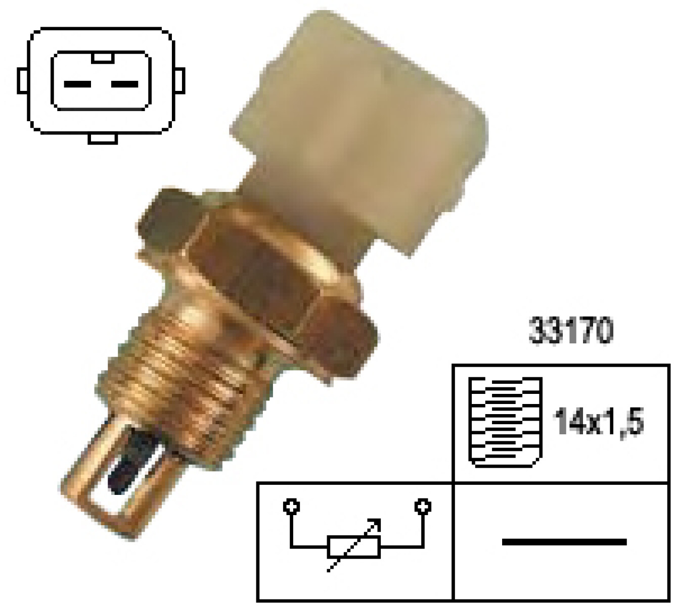 BULBO INTERRUPTOR - AIRE AVEO-SPARK DAEWOO NUBIRA FAE 