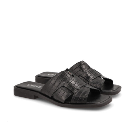 SANDALIAS VENET - CUERO GRANGER NEGRO