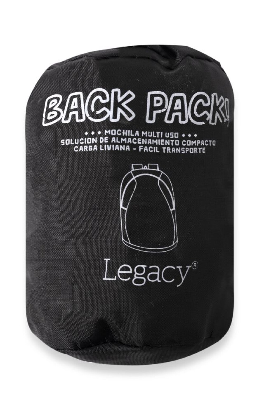 MOCHILA PLEGABLE LISA Negro