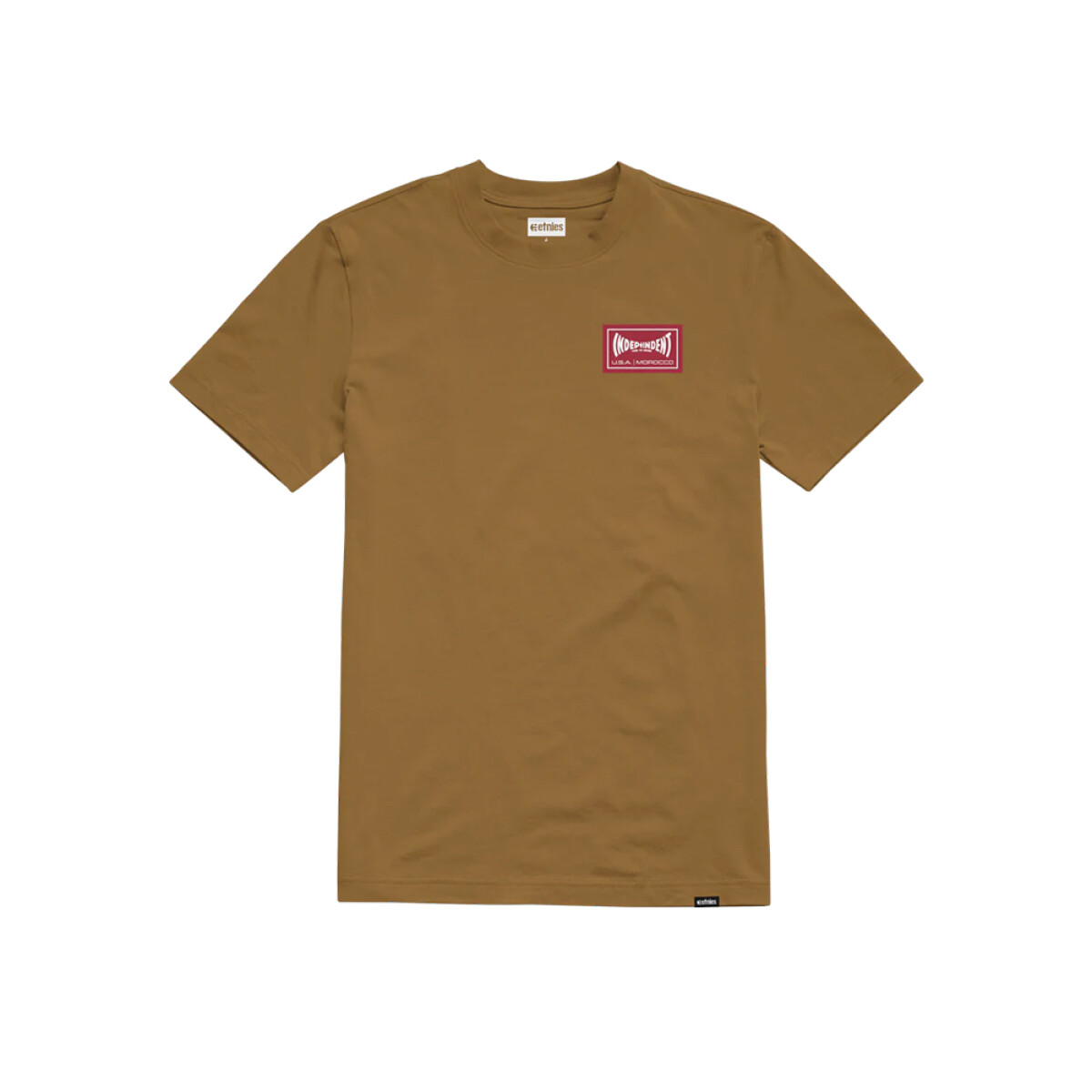 REMERA ETNIES X INDEPENDENT - Tobacco 