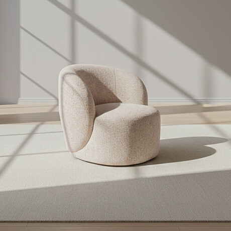 BUTACA GIRATORIA TELA MULTICOLOR HARP MULTICOL