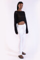 CROP SWEATER Black