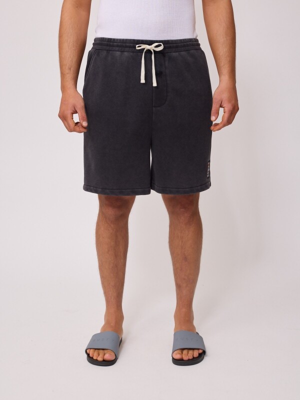 SHORT FELPA KUINO RUSTY Negro