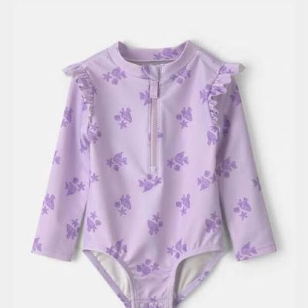 Traje baño con filtro UV carters lila