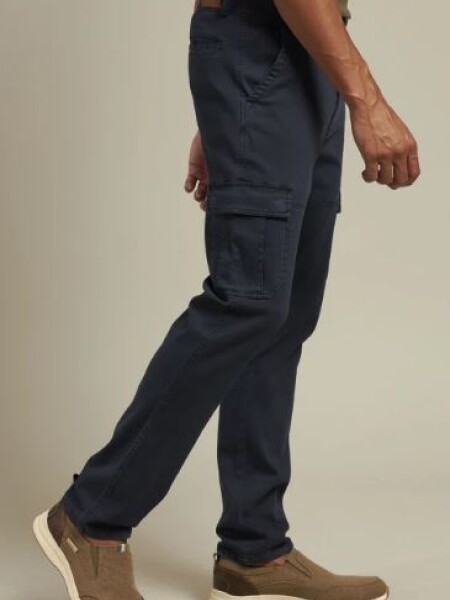 PANTALON POLANCO LONGO CARGO AZUL