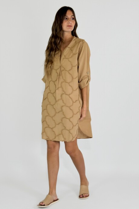 VESTIDO SPELLO Camel