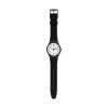 Reloj Swatch SO29B703 Twice Again de silicona Negro