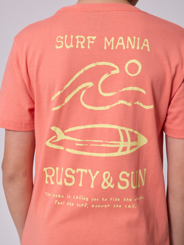 T-SHIRT MAREA TEEN RUSTY Durazno