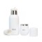 Set De Termo 750 Ml Y Mate Con Tapa brio Acero Inox Blanco