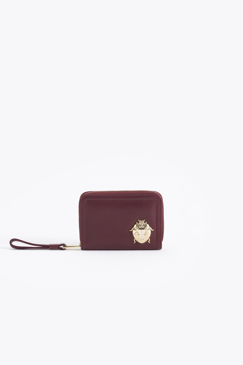 BILLETERA LADY BUG SMALL Bordo