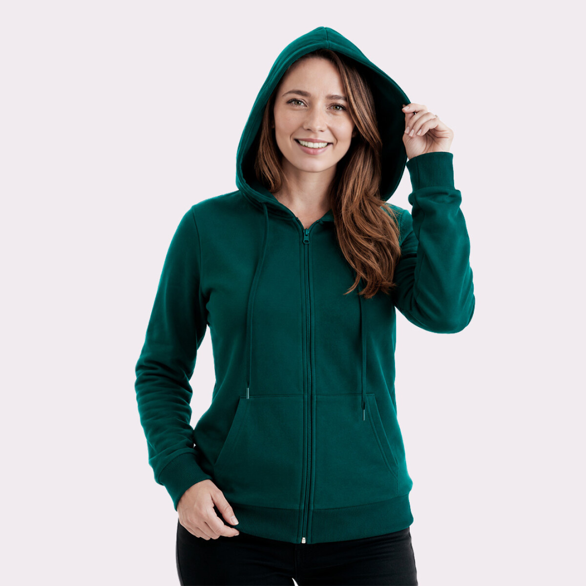 CAMPERA UNISSEX BÁSICA ADULTO - VERDE 
