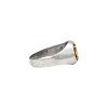 Anillo Profesión Futbolista -Plata y Oro-Sin Piedra-AP5021 sinpiedra